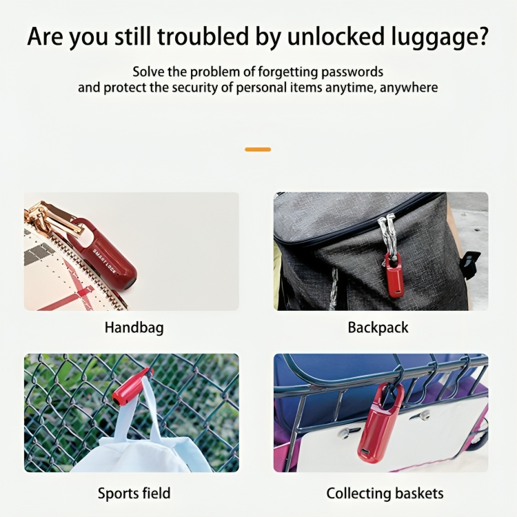 Lock™ - Biometrisches Mini-Vorhängeschloss für maximale Sicherheit