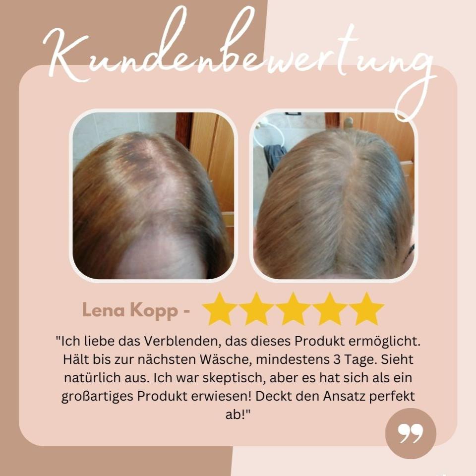 EasyBlend™ Haaransatz-Abdeckung – Deckt graue und dünne Stellen in Sekunden!