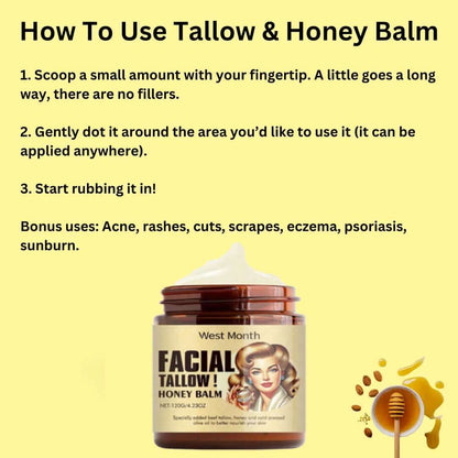 WestMonth™ Grass Fed Tallow & Honey Balm