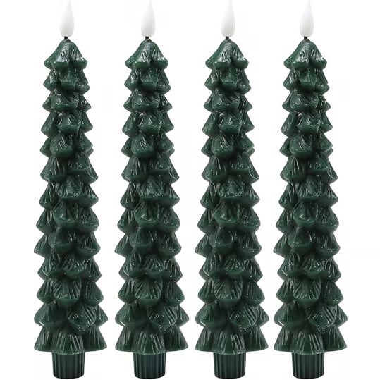 ChristmasGlow™ Festliche LED-Kerzen Set