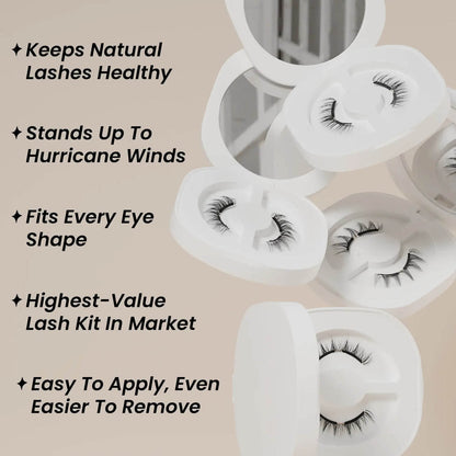 Silky Black™ Magnetic Eye Lashes - Gorgeous Lashes in 3 Seconds, Zero Damage