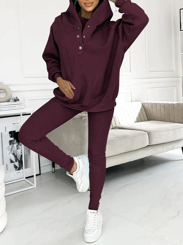 Fillie™ | Set aus Sweatshirt mit Kapuze, Weste und Hose (3er-Set)