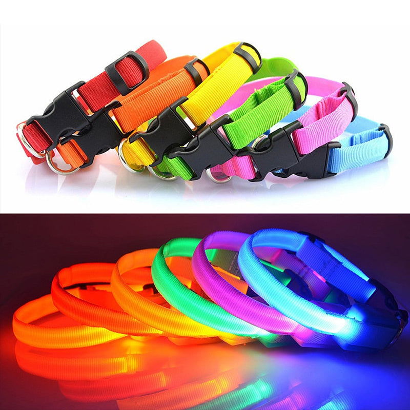 SafeGlow™ Hundehalsband für angstfreie Nachtspaziergänge