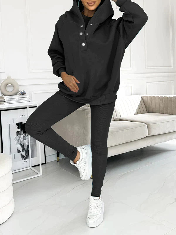 Fillie™ | Set aus Sweatshirt mit Kapuze, Weste und Hose (3er-Set)