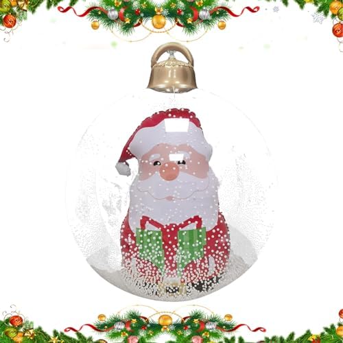 WeihnachtsGlanz™ Große aufblasbare Weihnachtskugeln – Perfekte Dekoration für Ihren Außenbereich!