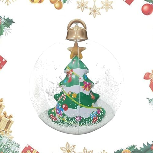 WeihnachtsGlanz™ Große aufblasbare Weihnachtskugeln – Perfekte Dekoration für Ihren Außenbereich!