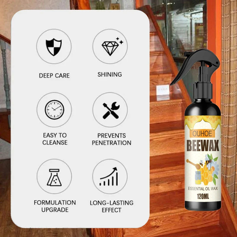 BeeGloss™ Holzpflege-Spray - Für strahlende Möbel und ein gemütliches Zuhause