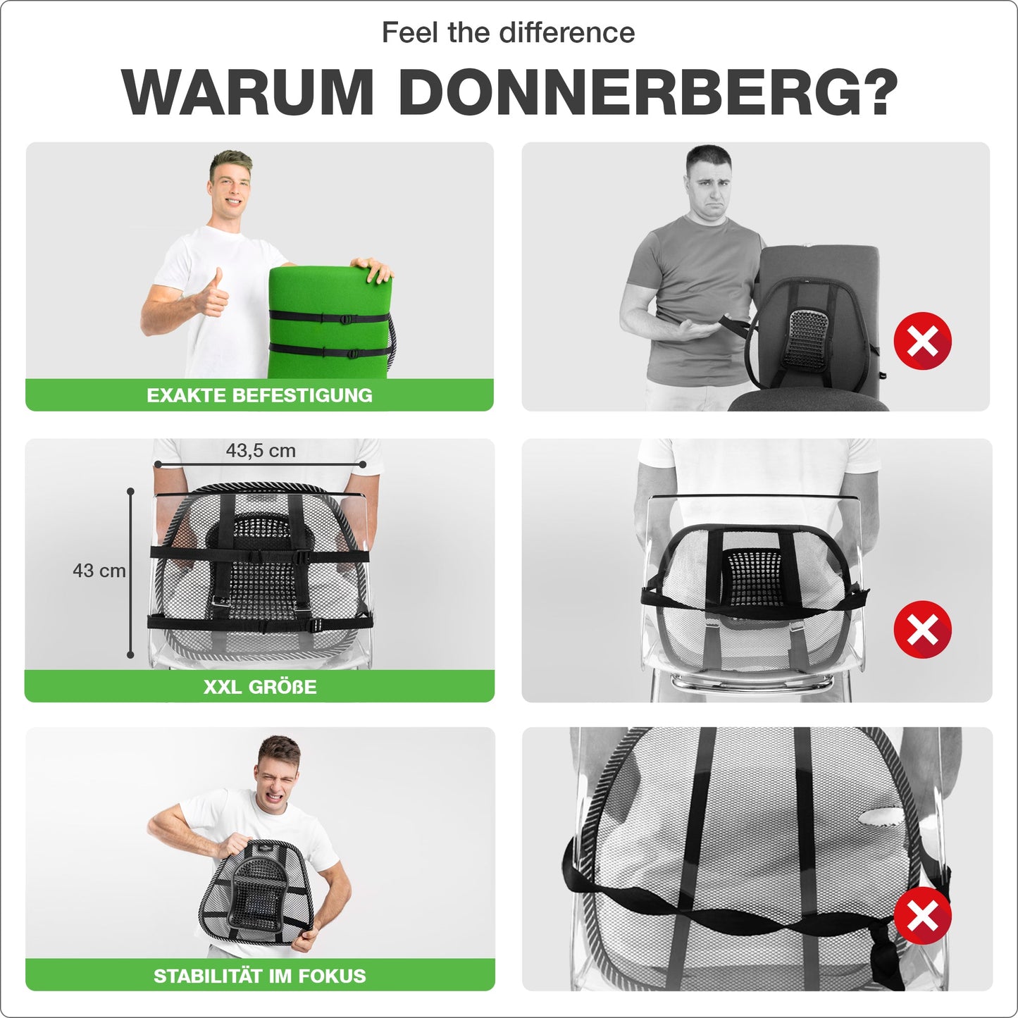 ComfortSpine™ Rückenstütze