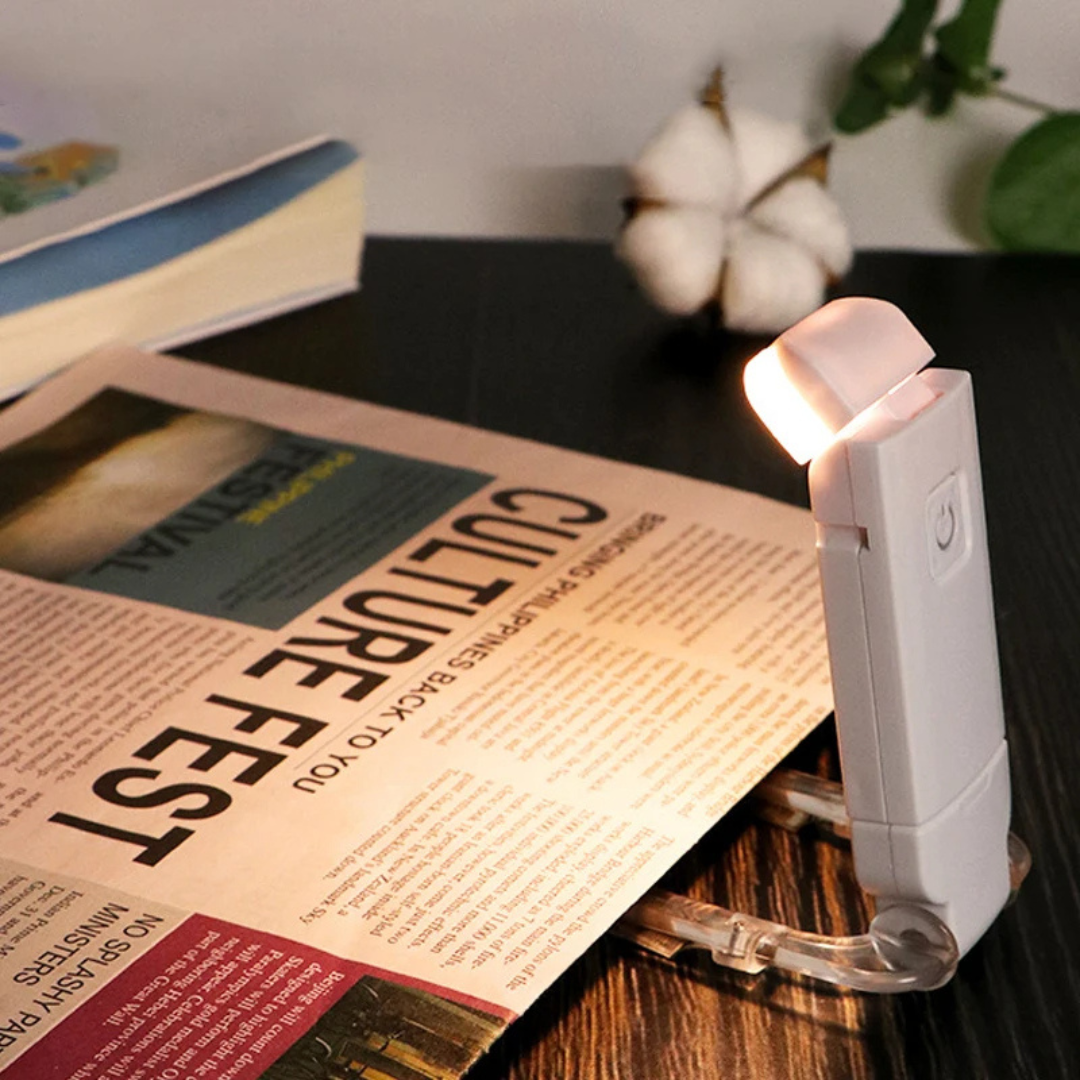 GlowMate™ Buchlicht – Perfekte Lesestunden ohne Ablenkungen 