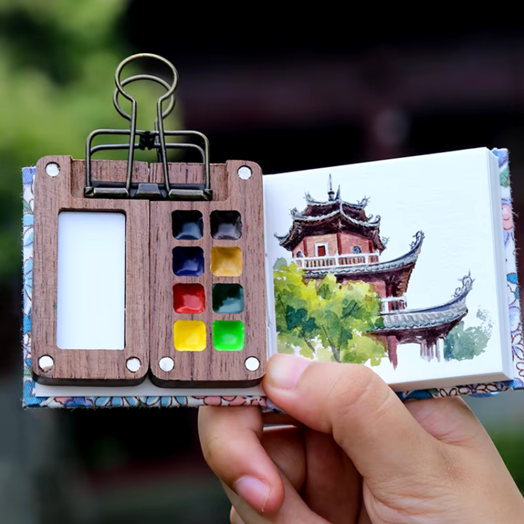 ArtFlow™ Pocket Aquarellset - Für mehr kreative Freiheit unterwegs
