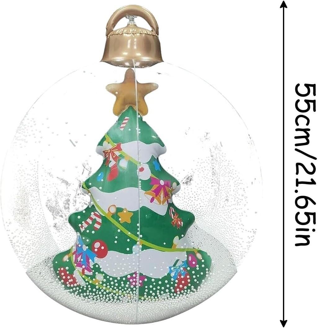 WeihnachtsGlanz™ Große aufblasbare Weihnachtskugeln – Perfekte Dekoration für Ihren Außenbereich!
