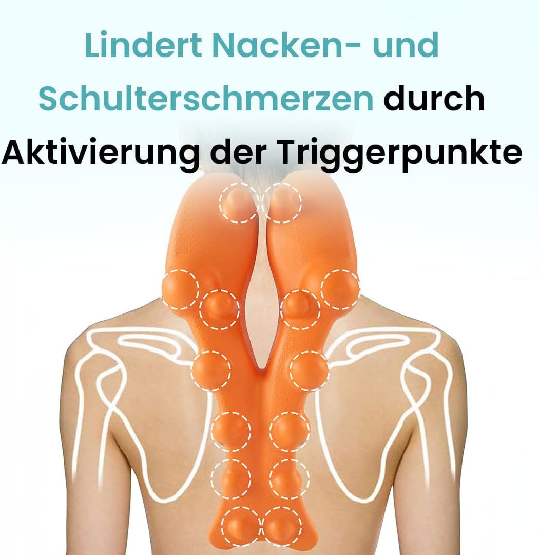 Neuleben™ Nacken- und Rücken-Massagegerät – Effective Entspannung für Nacken, Schulter und den oberen Rücken