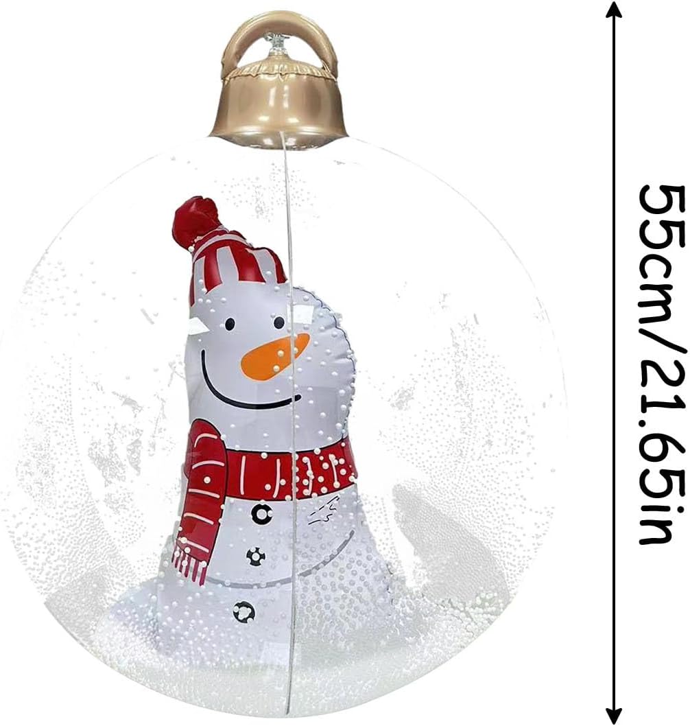 WeihnachtsGlanz™ Große aufblasbare Weihnachtskugeln – Perfekte Dekoration für Ihren Außenbereich!