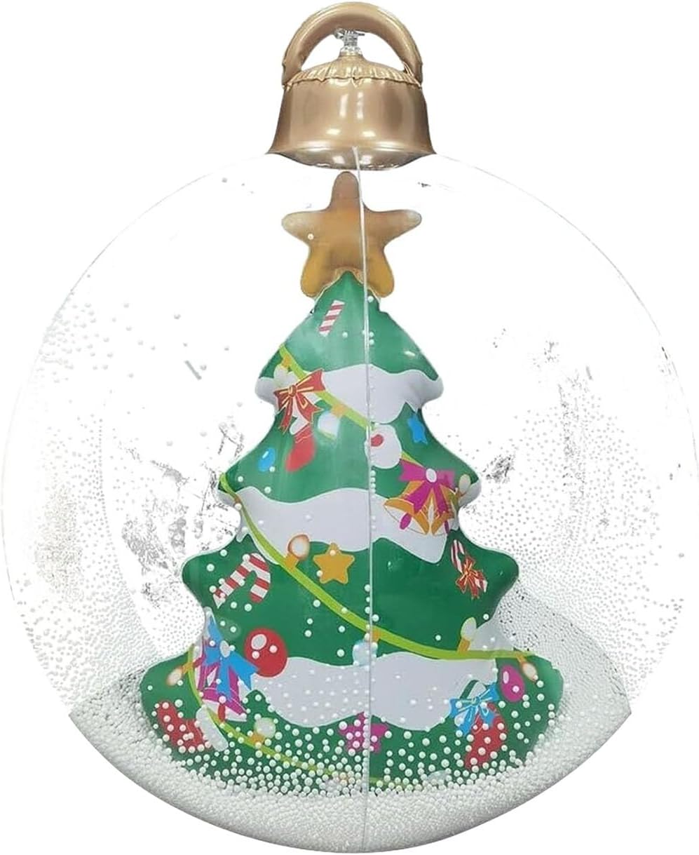 WeihnachtsGlanz™ Große aufblasbare Weihnachtskugeln – Perfekte Dekoration für Ihren Außenbereich!