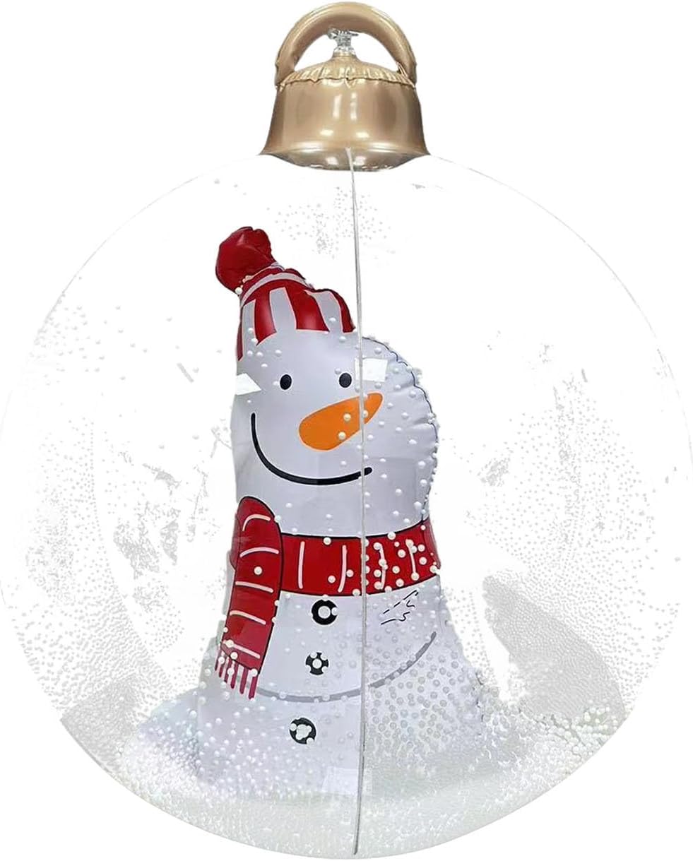 WeihnachtsGlanz™ Große aufblasbare Weihnachtskugeln – Perfekte Dekoration für Ihren Außenbereich!