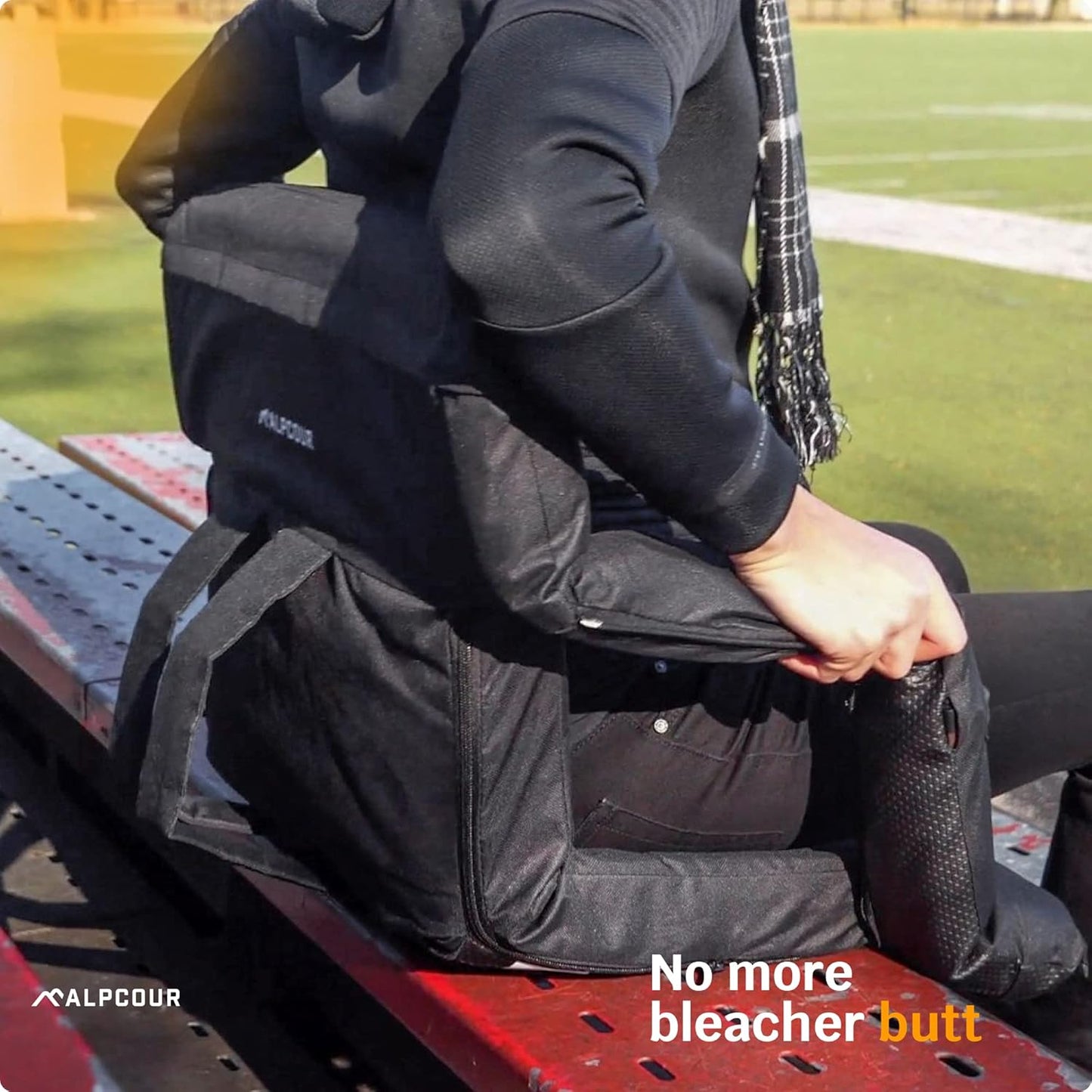 Alpcour™ Heizmassage-Stadionsitz – Ihr Komfort für jedes Event, jederzeit!