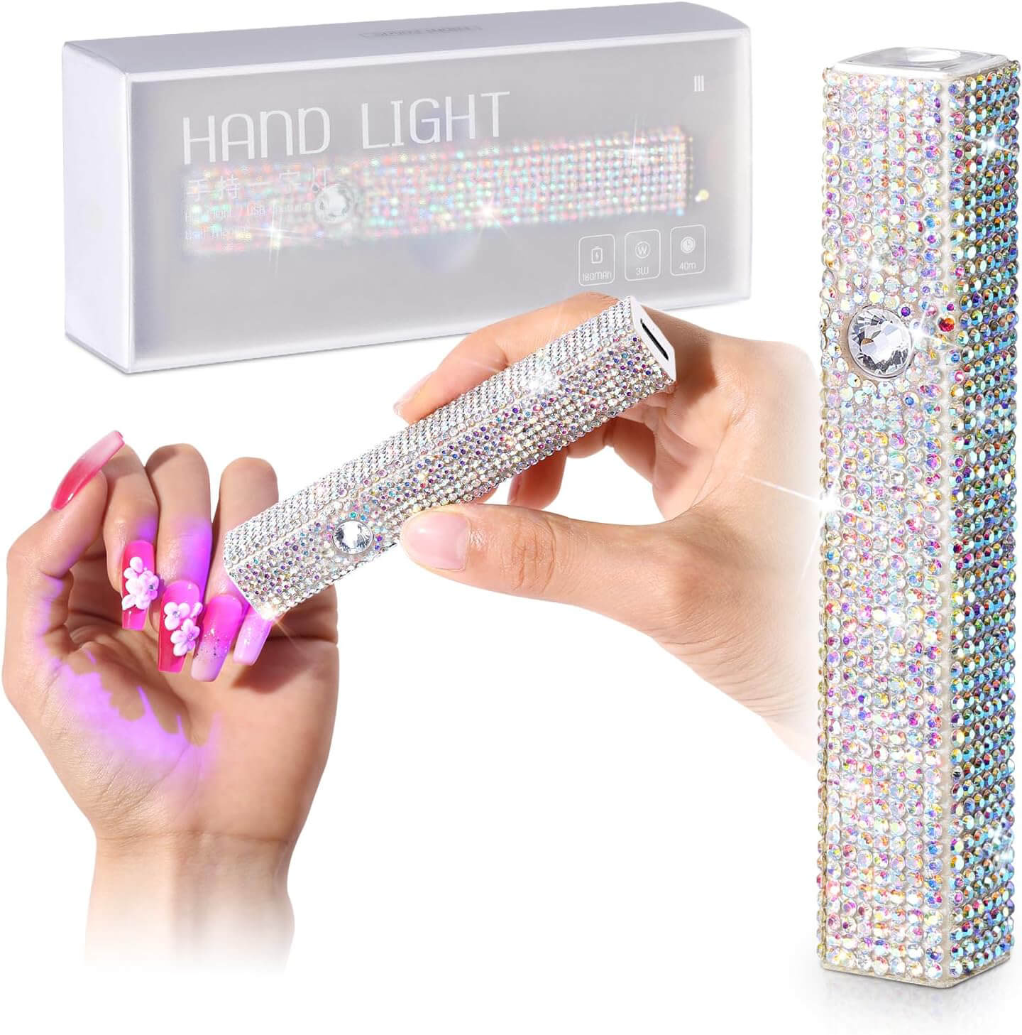 YUVY™ Handheld UV Nail Lamp - Professional Salon Results at Home