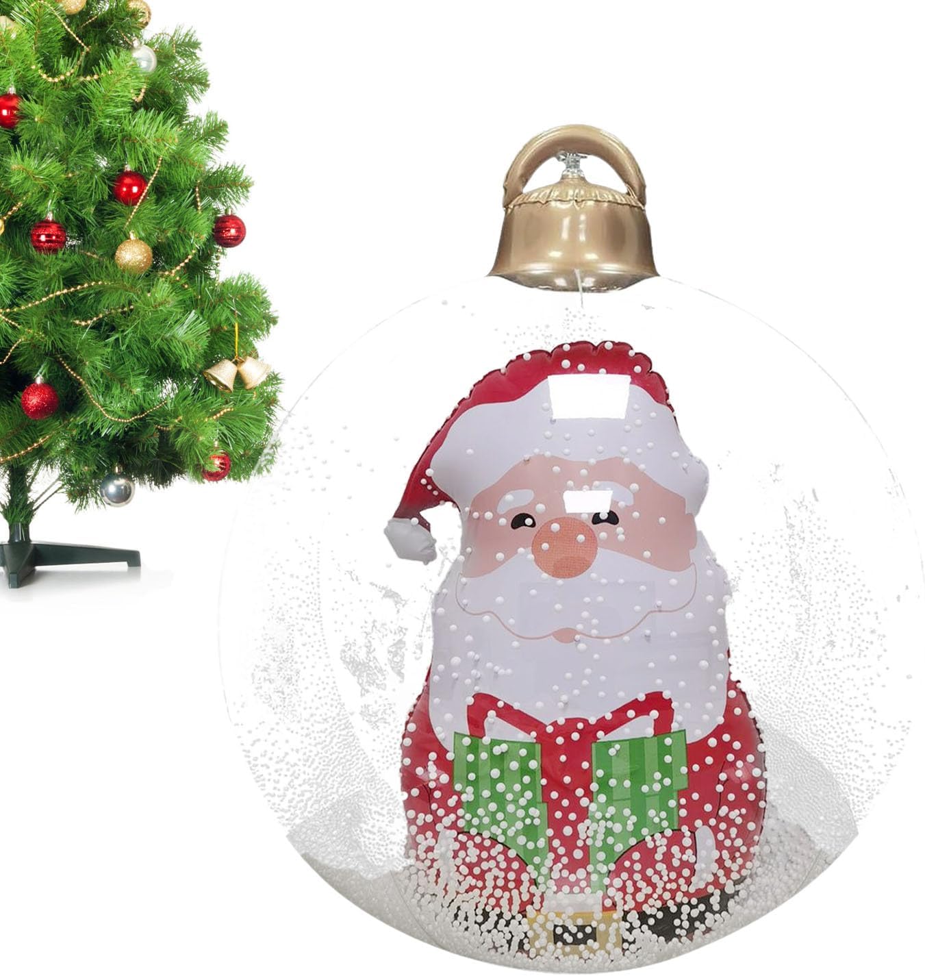 WeihnachtsGlanz™ Große aufblasbare Weihnachtskugeln – Perfekte Dekoration für Ihren Außenbereich!