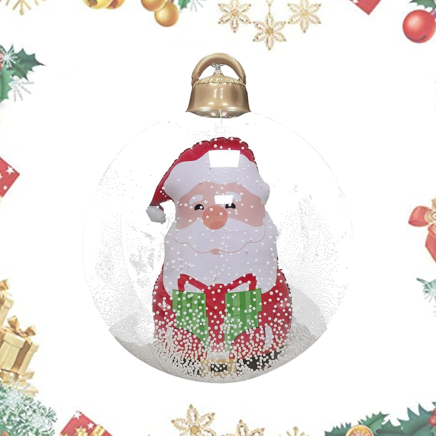 WeihnachtsGlanz™ Große aufblasbare Weihnachtskugeln – Perfekte Dekoration für Ihren Außenbereich!