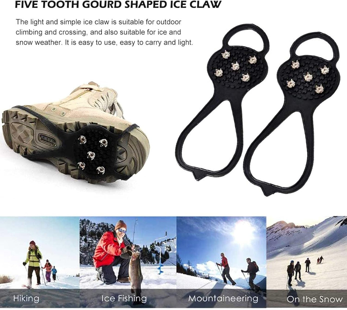 SnowGrip™ Schuhspikes – Sicher durch den Winter und Unabhängigkeit genießen