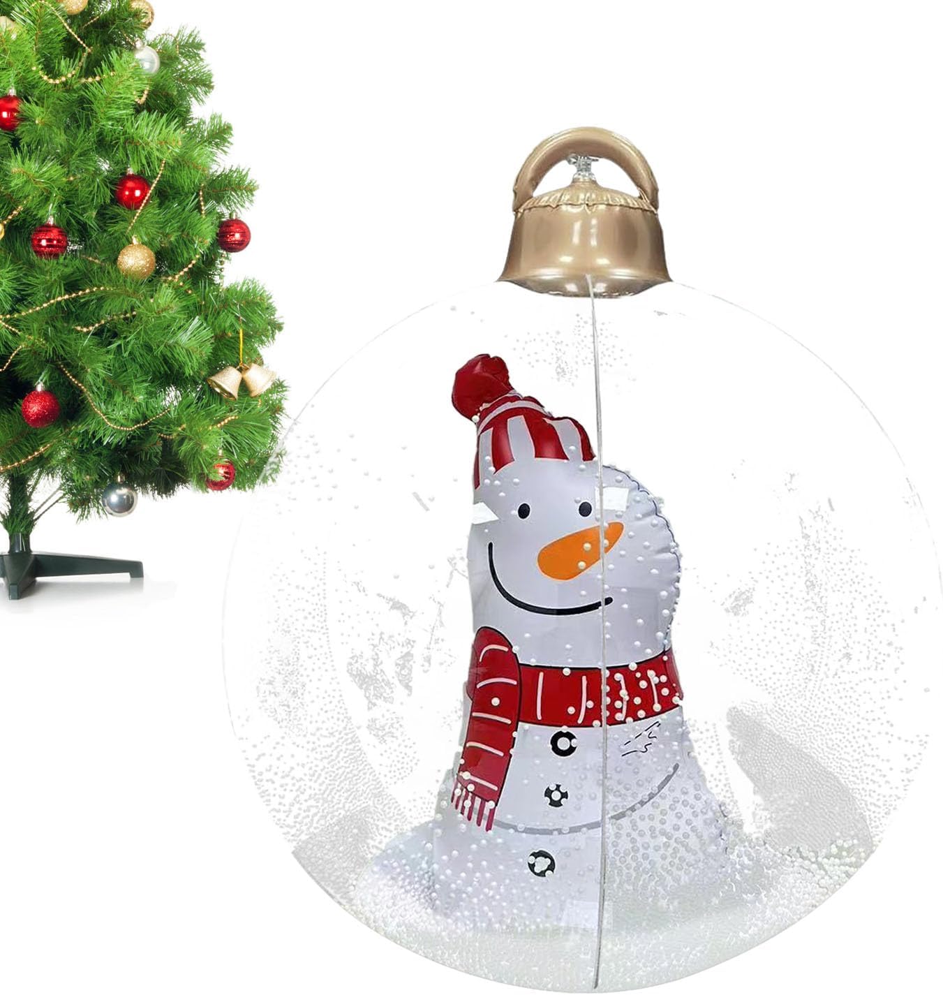 WeihnachtsGlanz™ Große aufblasbare Weihnachtskugeln – Perfekte Dekoration für Ihren Außenbereich!