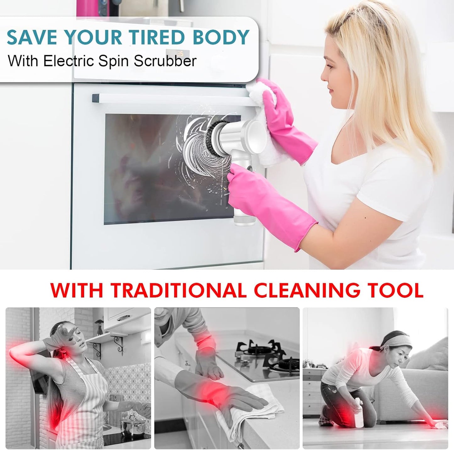 SparkleClean™ Elektrische Reinigungsbürste