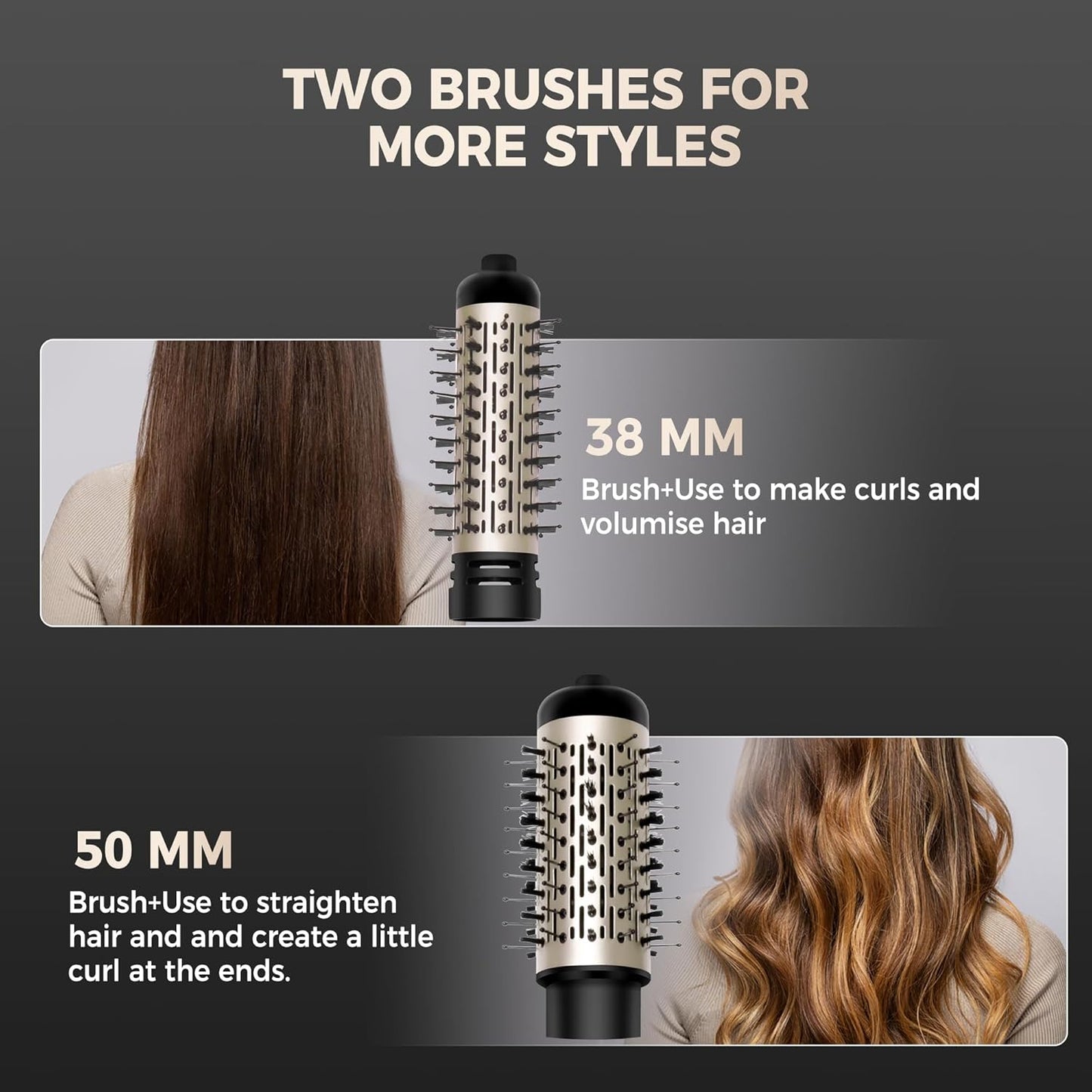 StylAir™ Rotierende Haartrockner-Bürste – Volumen, Glanz und perfekte Frisuren in einem Schritt