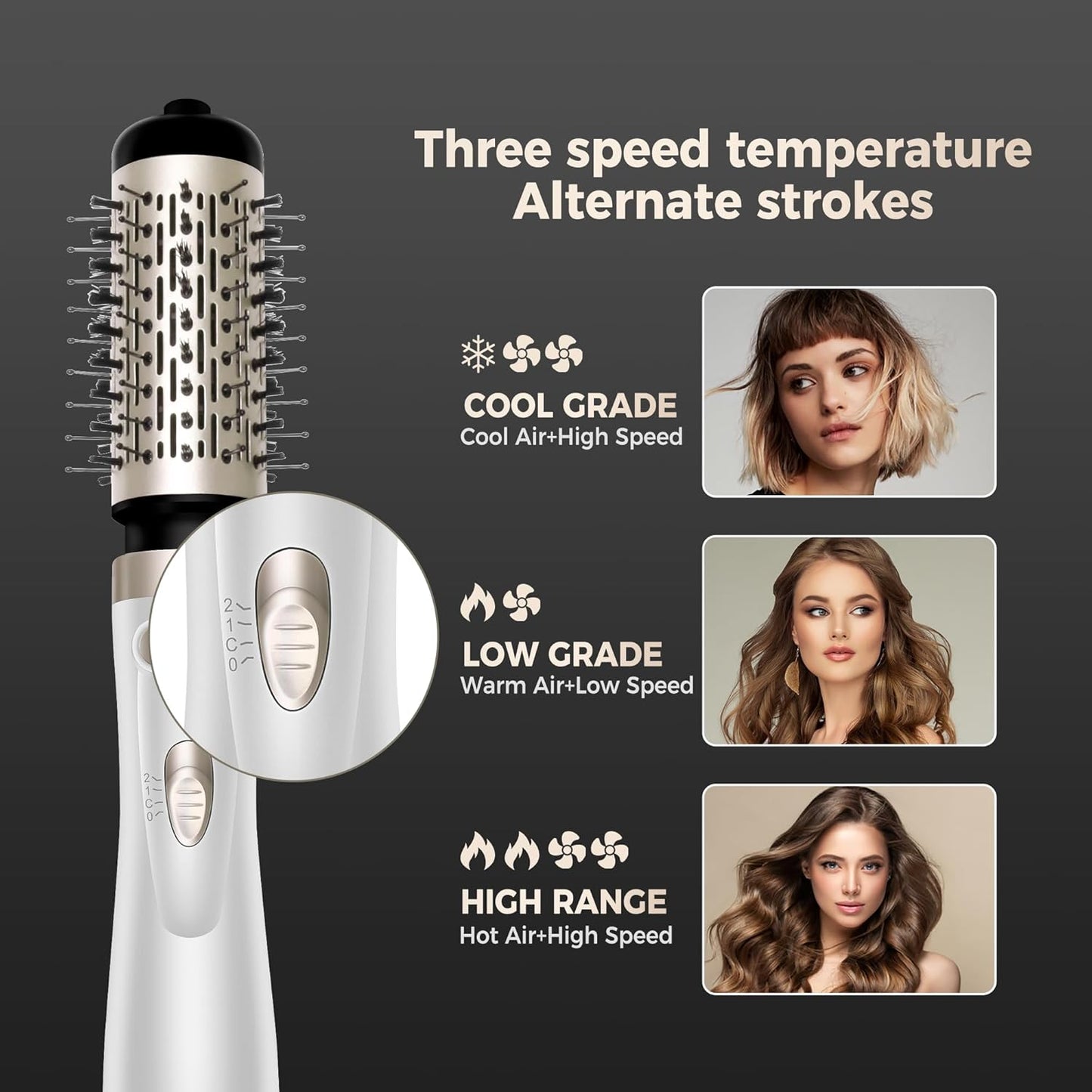 StylAir™ Rotierende Haartrockner-Bürste – Volumen, Glanz und perfekte Frisuren in einem Schritt
