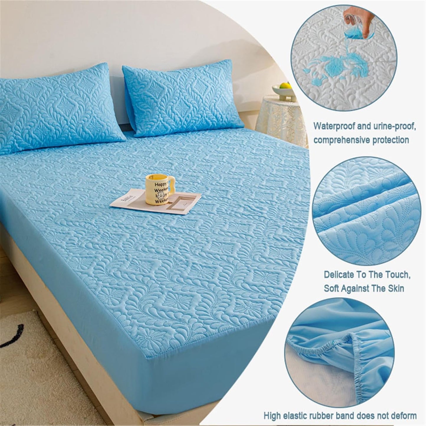 Coprimaterasso™ Wasserfest – Perfekter Schutz für Ihr Bett
