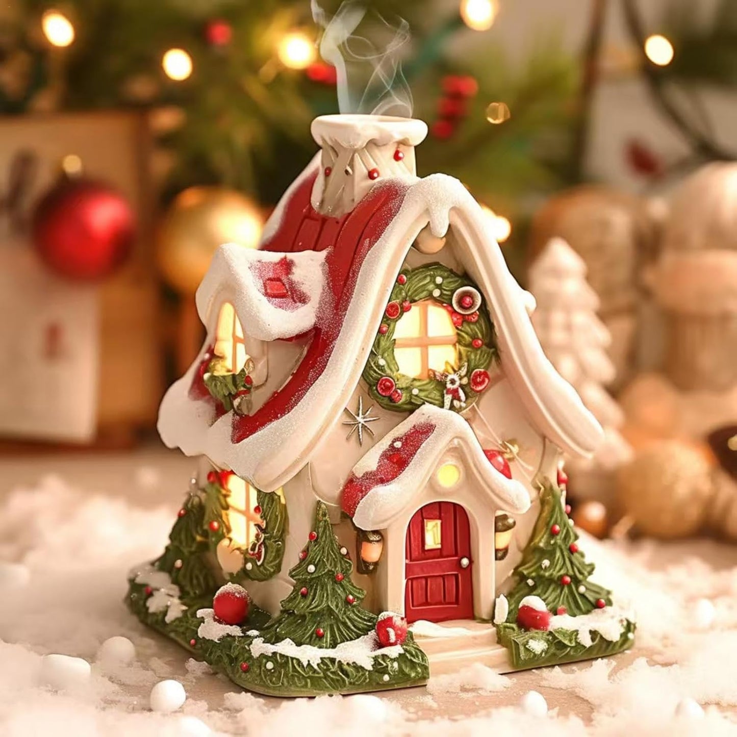 CottageGlow™ Weihnachtlicher Räucherstäbchenhalter – Bringen Sie festliche Wärme und Gemütlichkeit in Ihr Zuhause