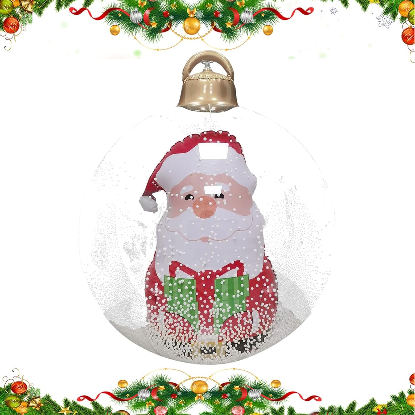 WeihnachtsGlanz™ Große aufblasbare Weihnachtskugeln – Perfekte Dekoration für Ihren Außenbereich!