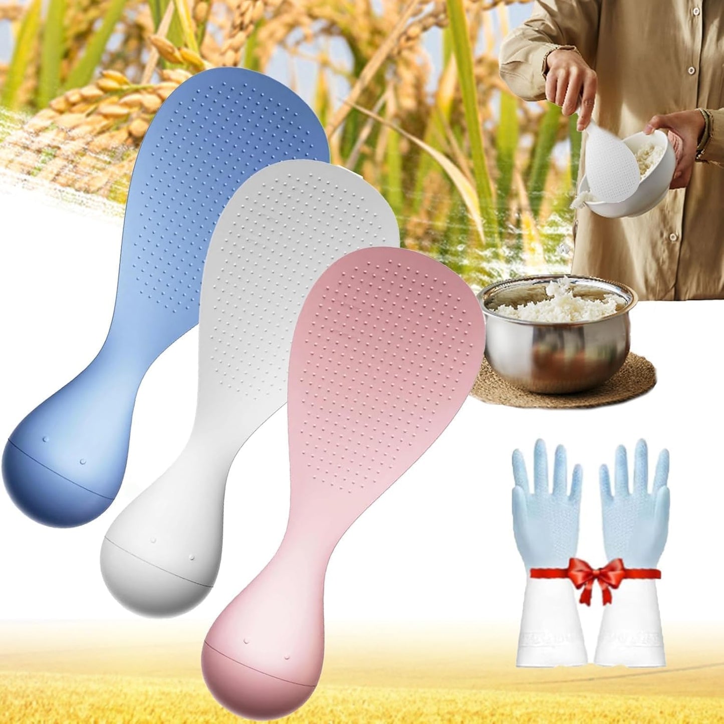 RiceMaster™ Antihaft-Reislöffel - Für stressfreies Kochen