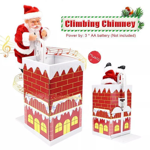 ChristmasJoy™ Kletternder Weihnachtsmann - Für magische Weihnachtsmomente 