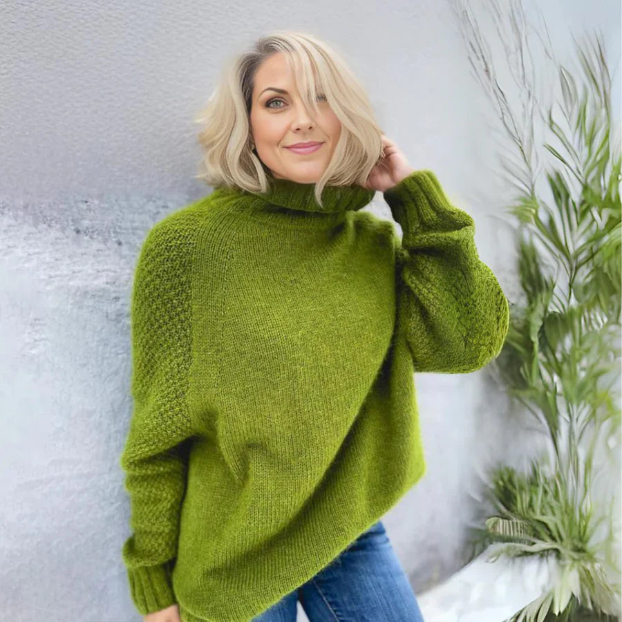 CozyChic™ Kuscheliger Rollkragenpullover