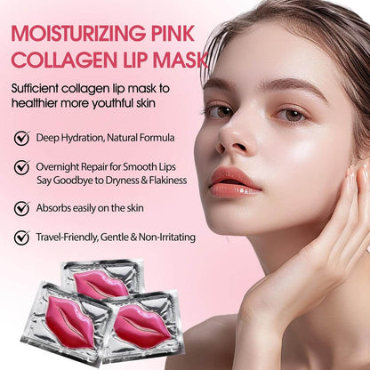 YUVY™ Collagen Crystal Lip Masks - Transform Dry Lips Into Plump, Kissable Perfection