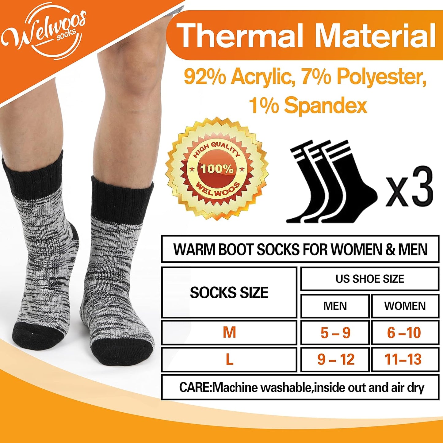 ThermoSox™ Wärmesocken – Kuschelig und Atmungsaktiv für kalte Tage
