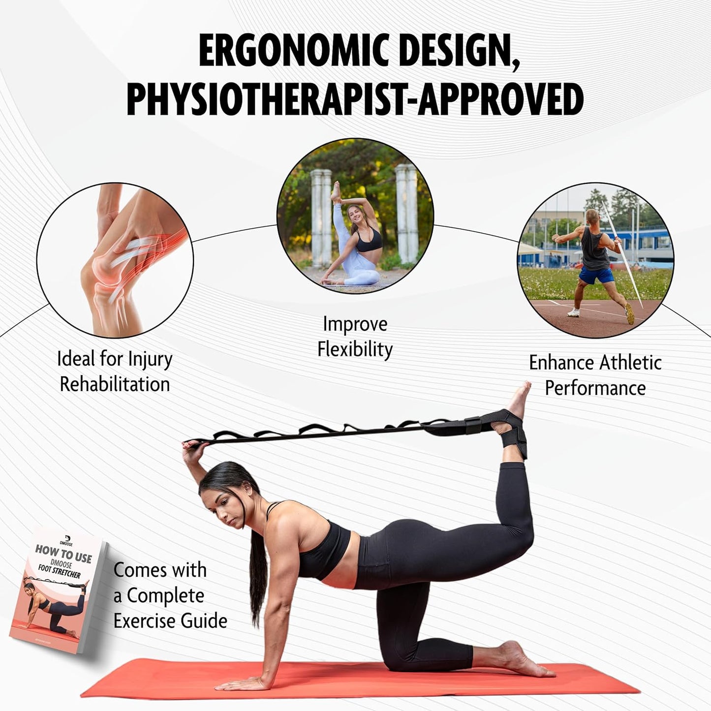 FlexStretch™ Dehnriemen für Füße und Waden