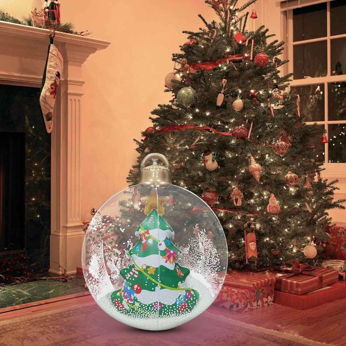 WeihnachtsGlanz™ Große aufblasbare Weihnachtskugeln – Perfekte Dekoration für Ihren Außenbereich!