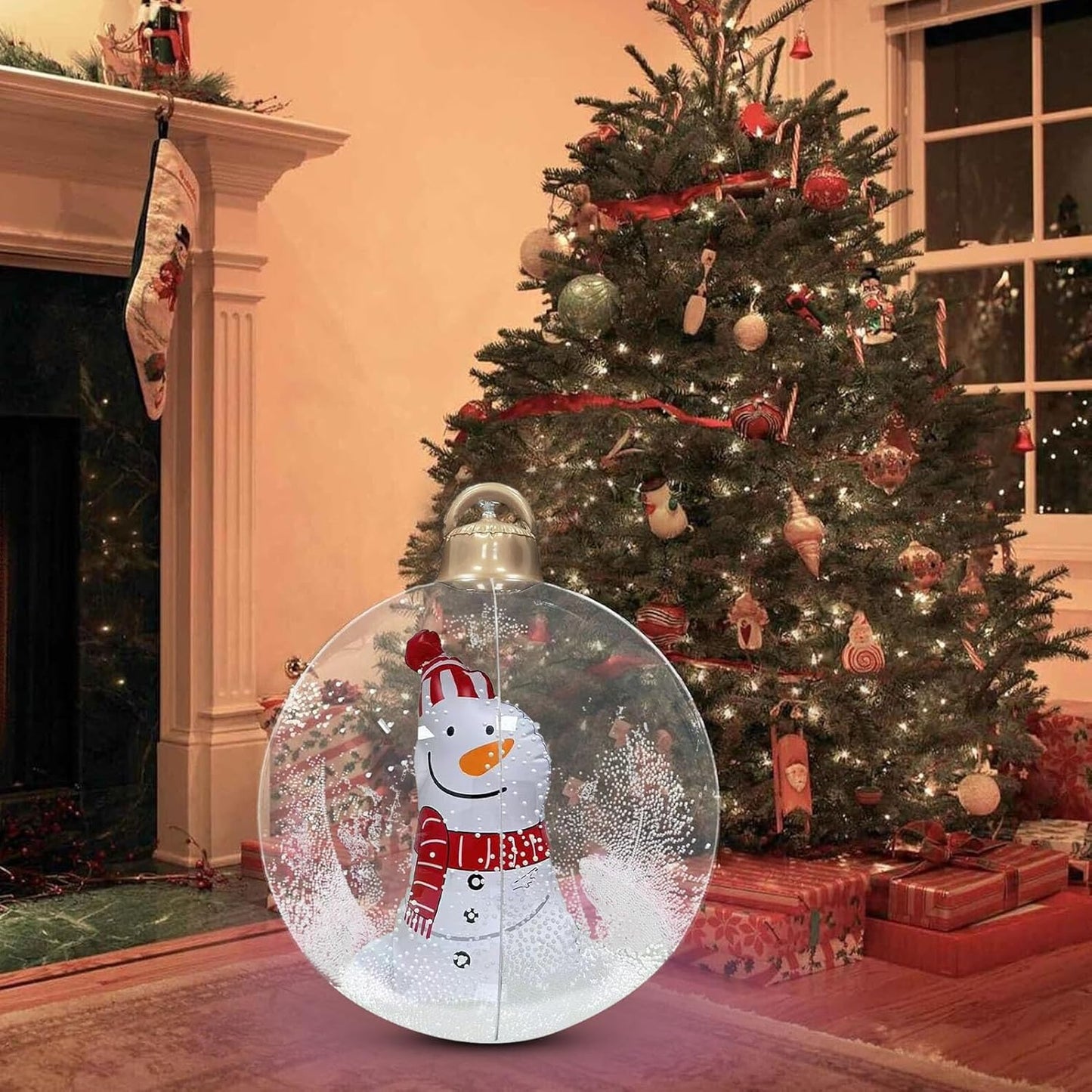 WeihnachtsGlanz™ Große aufblasbare Weihnachtskugeln – Perfekte Dekoration für Ihren Außenbereich!