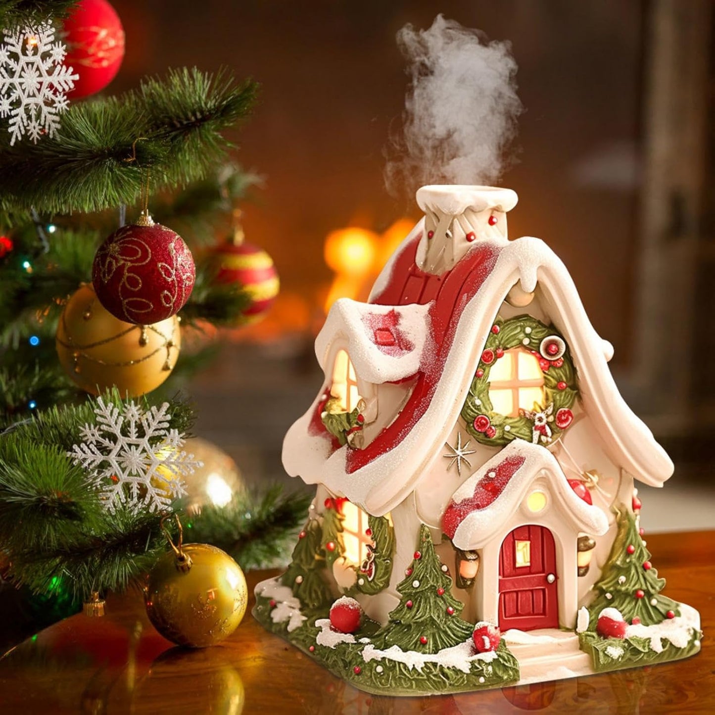 CottageGlow™ Weihnachtlicher Räucherstäbchenhalter – Bringen Sie festliche Wärme und Gemütlichkeit in Ihr Zuhause
