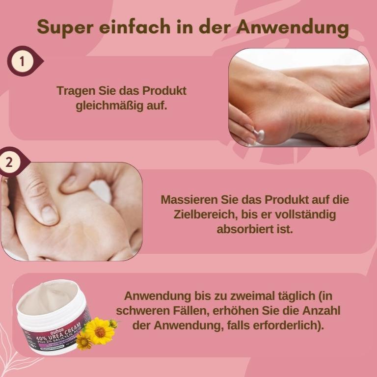 FootVitalize™ Fußpflege-Creme – Für weiche, gesunde Füße in nur wenigen Anwendungen!