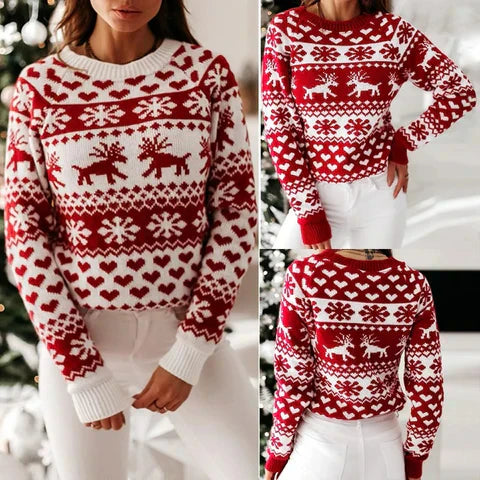 WinterCozy™ Festlicher Damenpullover