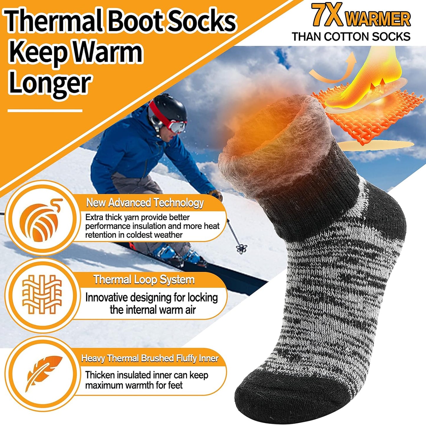ThermoSox™ Wärmesocken – Kuschelig und Atmungsaktiv für kalte Tage