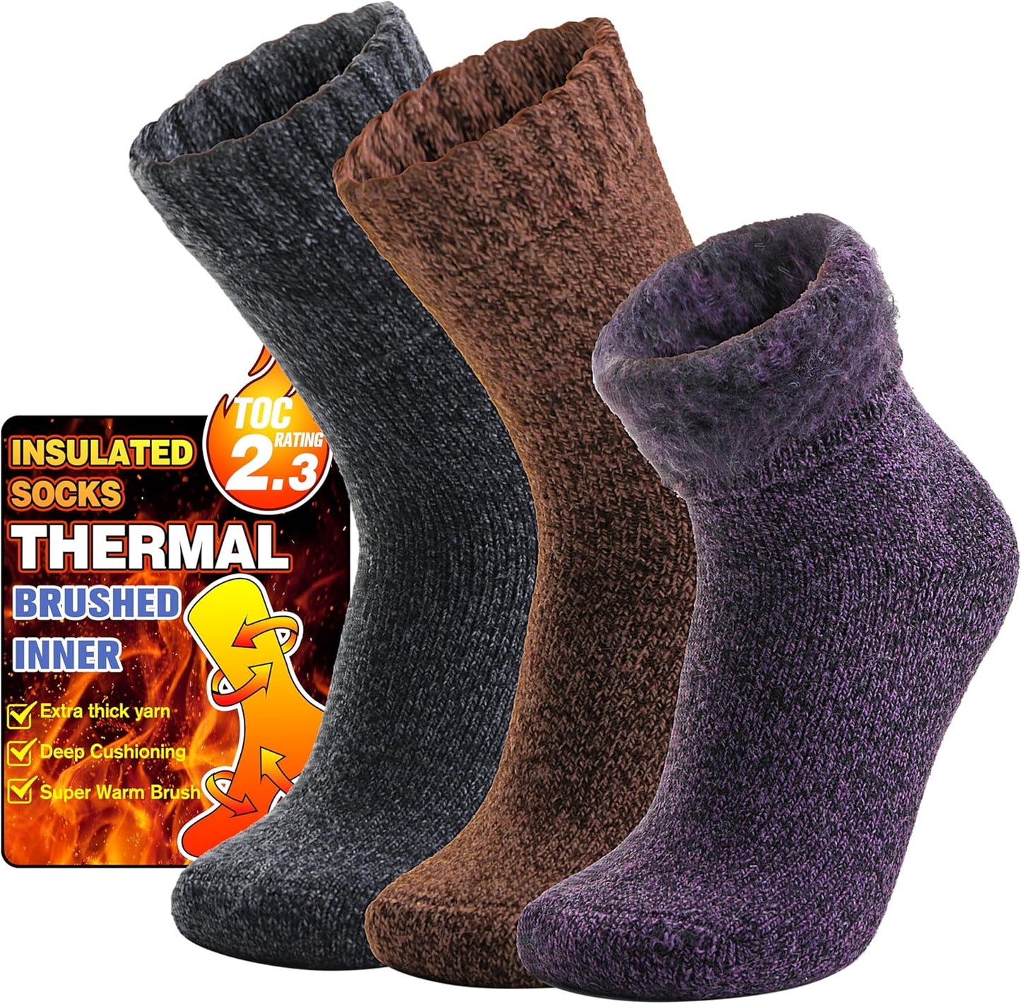 ThermoSox™ Wärmesocken – Kuschelig und Atmungsaktiv für kalte Tage