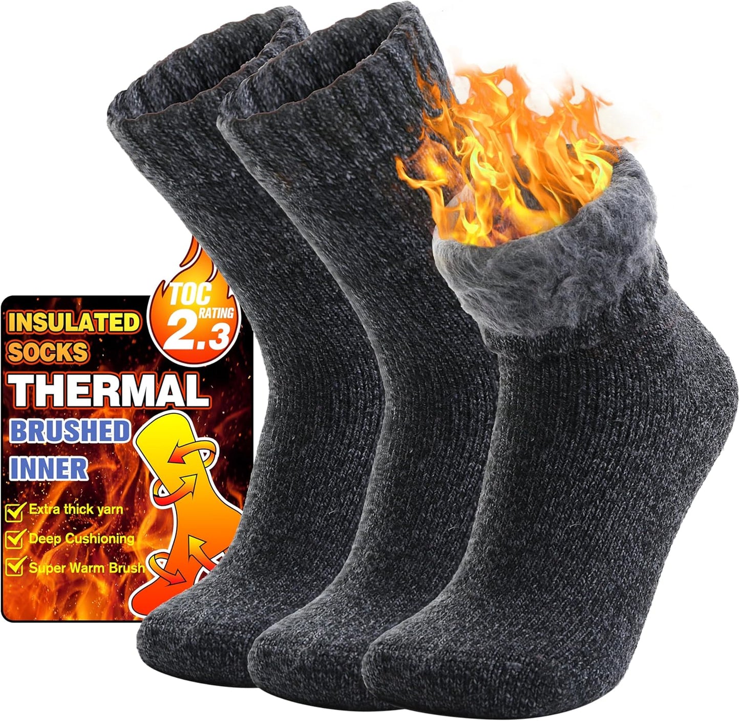 ThermoSox™ Wärmesocken – Kuschelig und Atmungsaktiv für kalte Tage