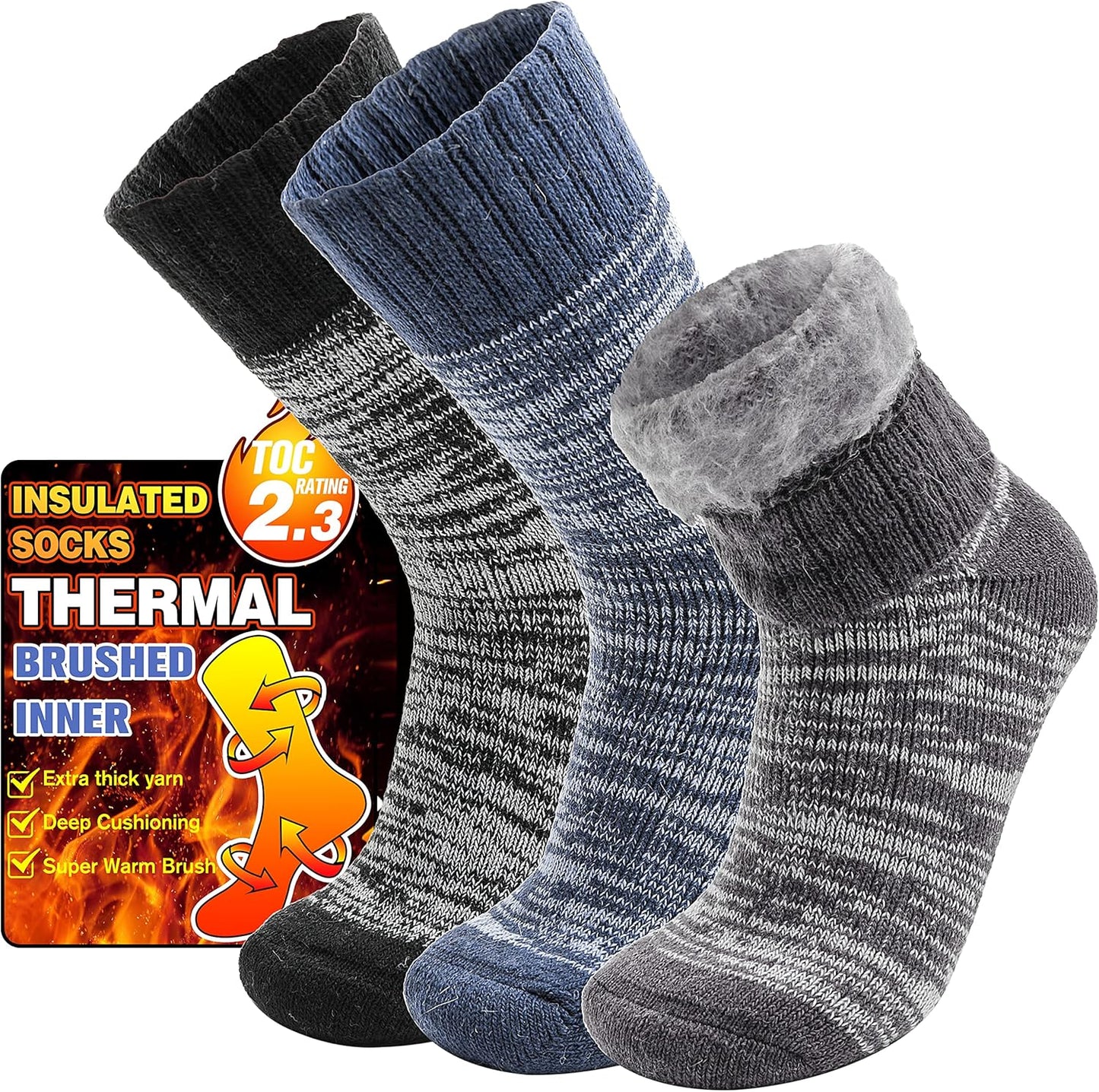 ThermoSox™ Wärmesocken – Kuschelig und Atmungsaktiv für kalte Tage