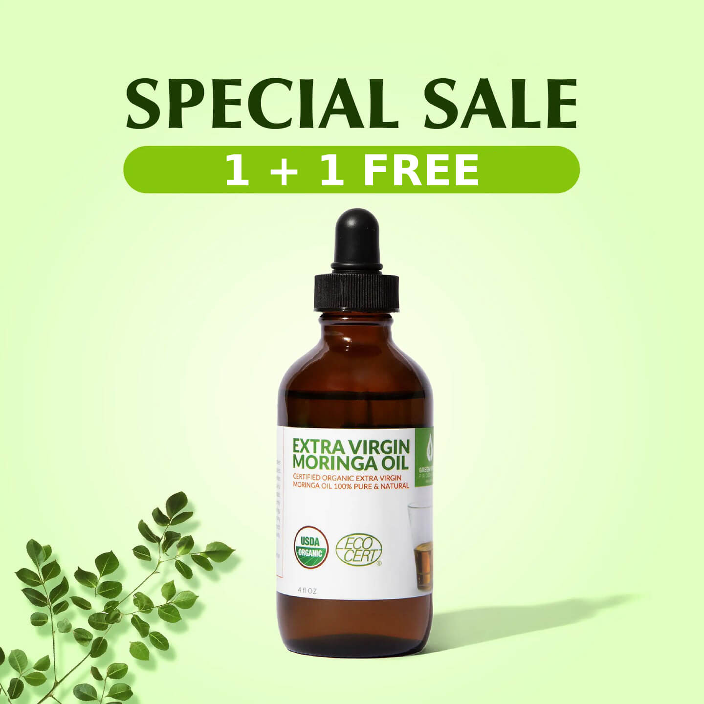100% Pure Moringa Oil for Naturally Radiant Skin & Hair!