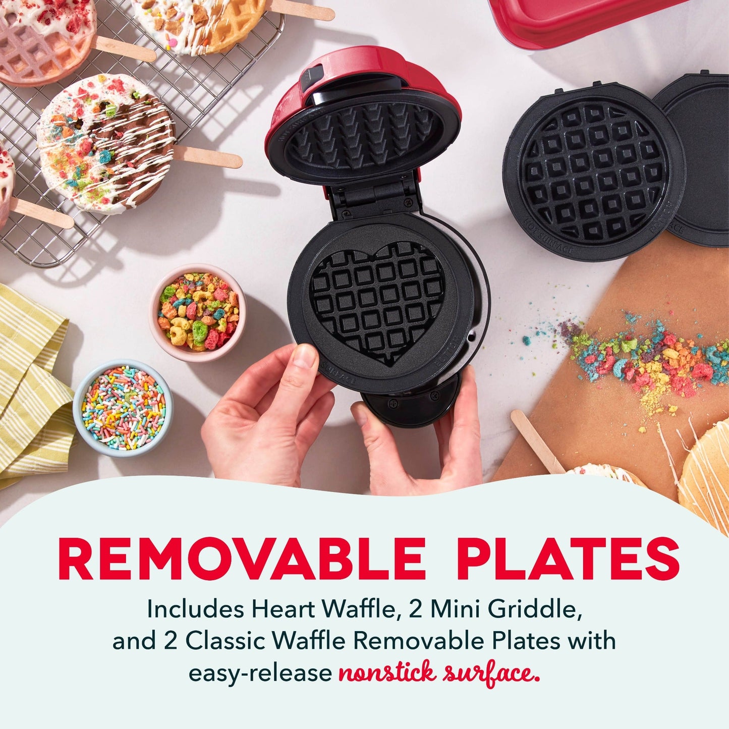 MultiMagic™ Mini-System: Waffel &amp; Grill
