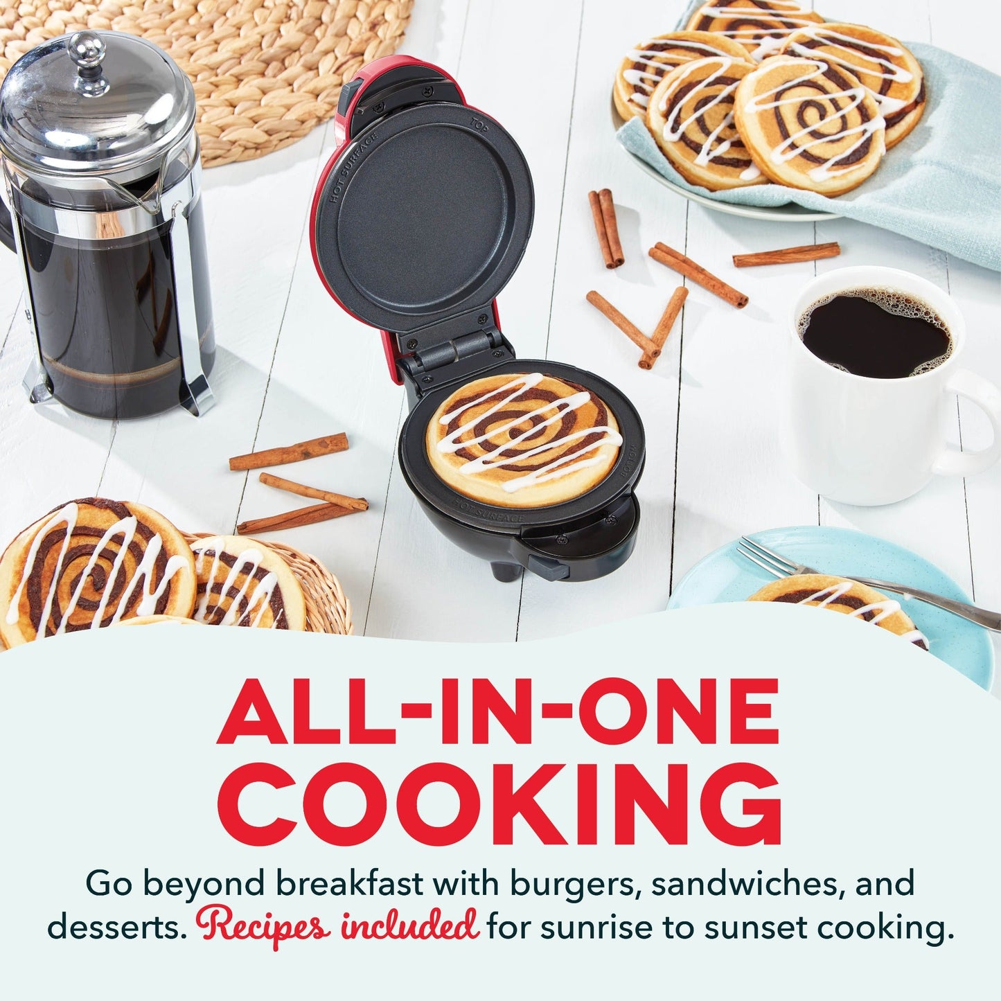 MultiMagic™ Mini-System: Waffel &amp; Grill