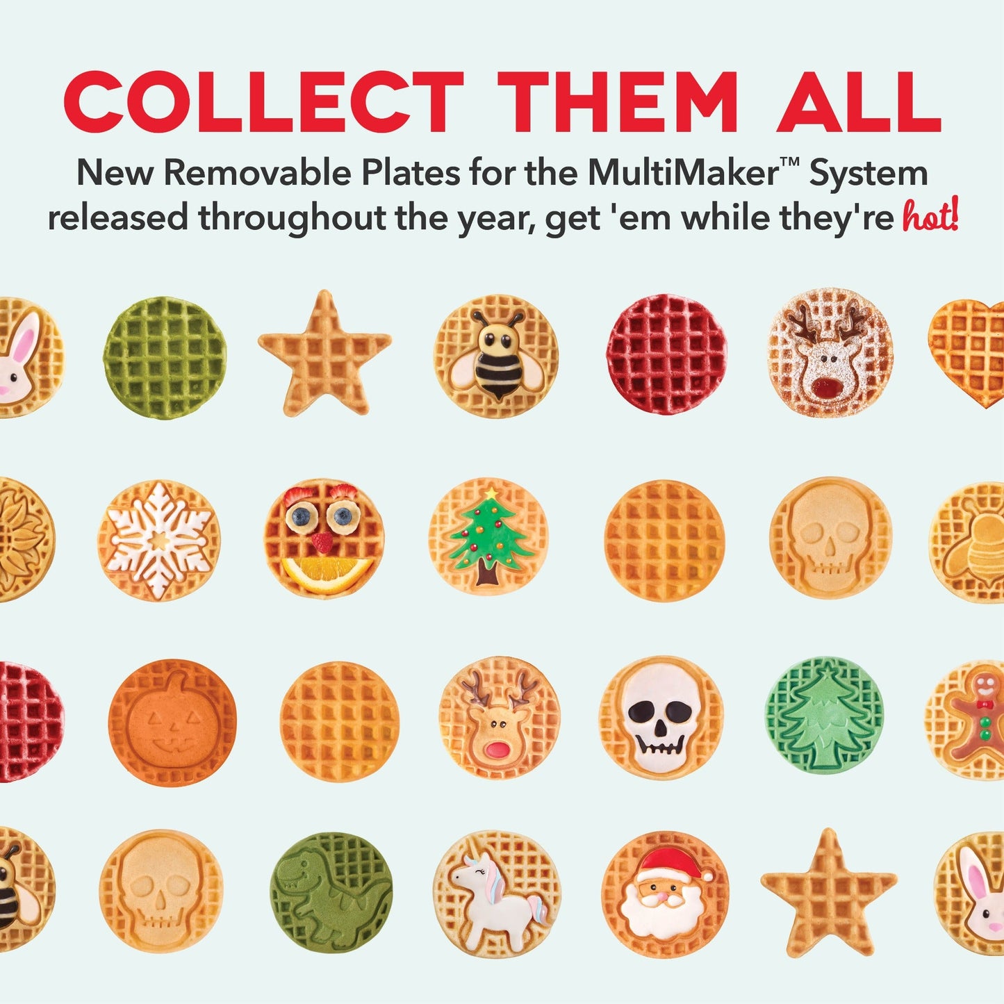 MultiMagic™ Mini-System: Waffel &amp; Grill